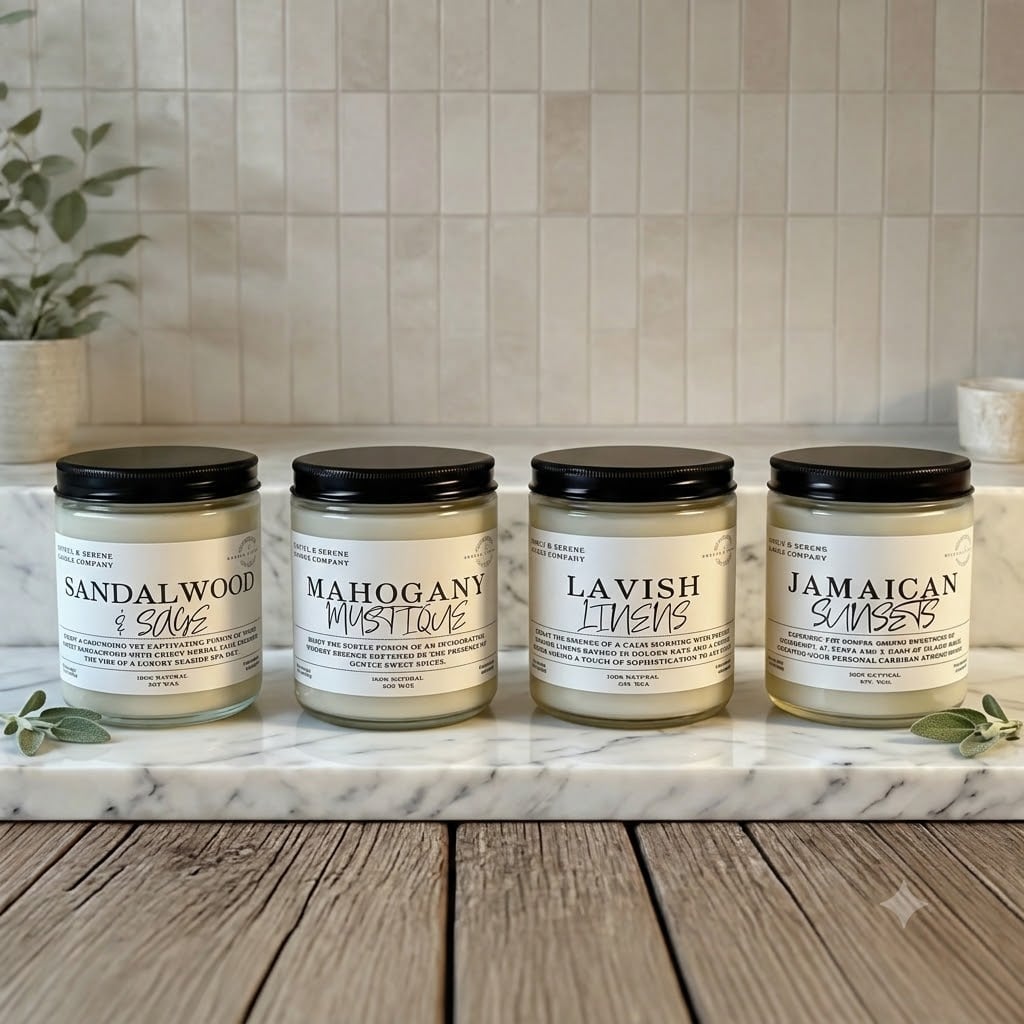 Lavish Linens Candle