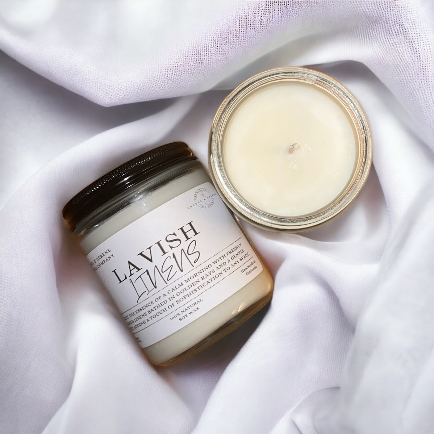 Lavish Linens Candle