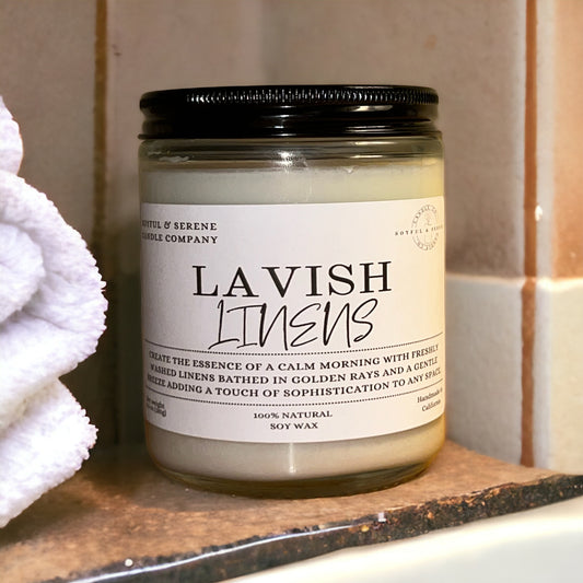 Lavish Linens Candle
