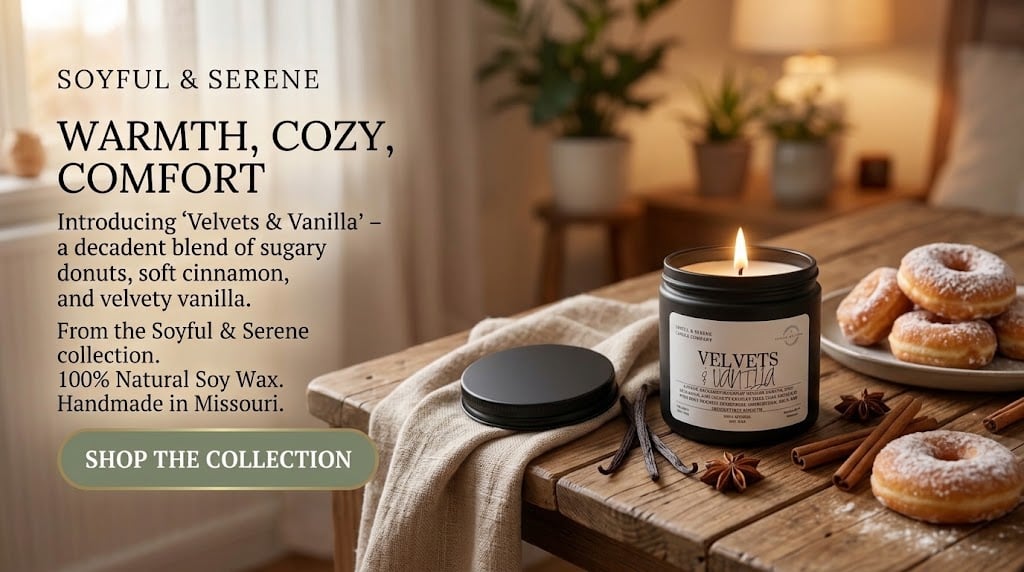 Velvets & Vanilla Candle