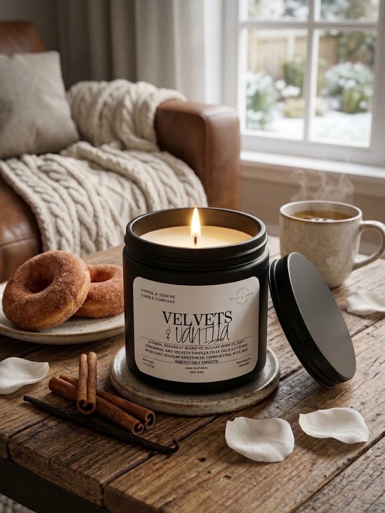 Velvets & Vanilla Candle